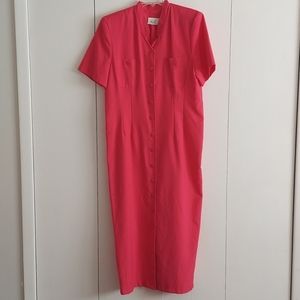 Vintage Kathie Lee Collection Pink MaxiDress Sz 12
